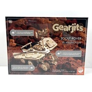 Gearjits Scout Rover wooden pieces  2020 Solar Power space Science Toy